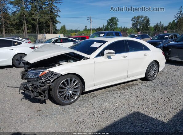 WDDLJ6FB8GA163558 2016 MERCEDES-BENZ CLS-CLASS White Vista tres cuartos delantera izquierda