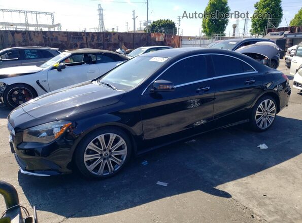 WDDSJ4EB0JN639822 2018 MERCEDES-BENZ CLA-CLASS Black Przód lewy