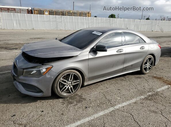 WDDSJ4EB0KN762361 2019 MERCEDES-BENZ CLA-CLASS Gray Front left