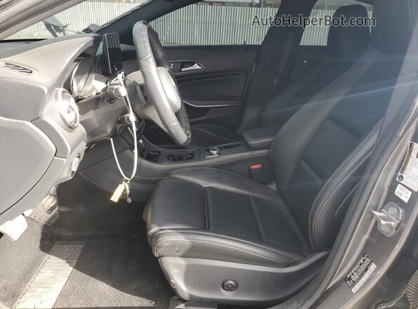 WDDSJ4EB0KN762361 2019 MERCEDES-BENZ CLA-CLASS Gray Front interior view