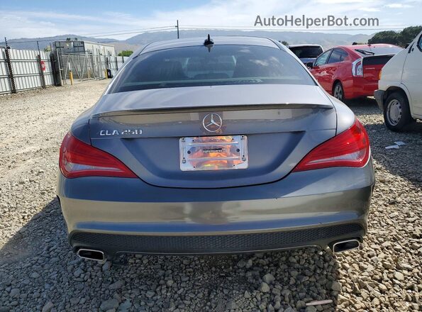 WDDSJ4EB2GN383787 2016 MERCEDES-BENZ CLA-CLASS Gray Vista trasera