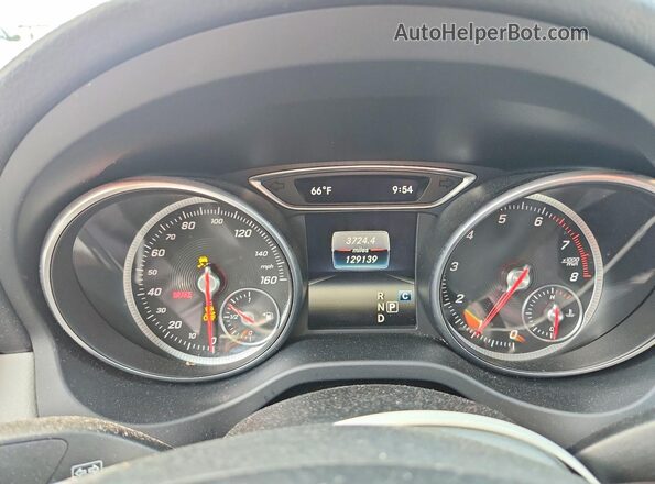 WDDSJ4EB2HN455802 2017 MERCEDES-BENZ CLA-CLASS Silver Vista del cuadro de instrumentos