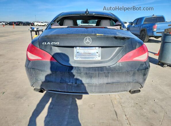 WDDSJ4EB3GN372703 2016 MERCEDES-BENZ CLA-CLASS Black Вид ззаду