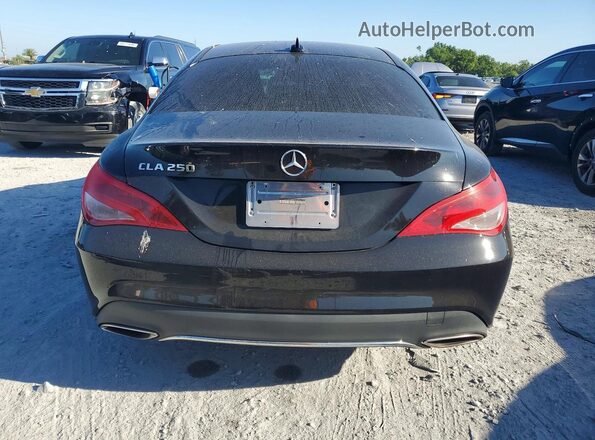 WDDSJ4EB3JN504012 2018 MERCEDES-BENZ CLA-CLASS Black უკანა ხედი