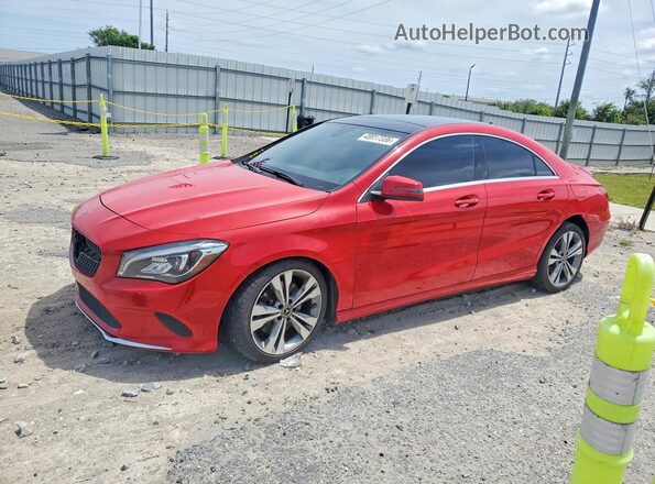 WDDSJ4EB3KN766713 2019 MERCEDES-BENZ CLA-CLASS Red Передня ліва чверть