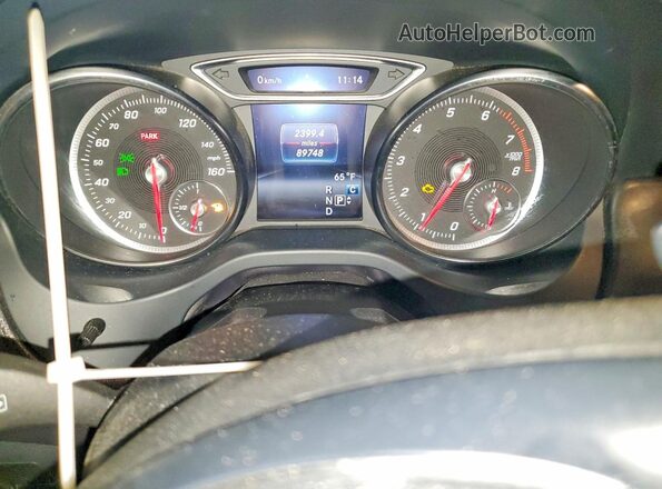WDDSJ4EB3KN766713 2019 MERCEDES-BENZ CLA-CLASS Red Вид щитка приладів