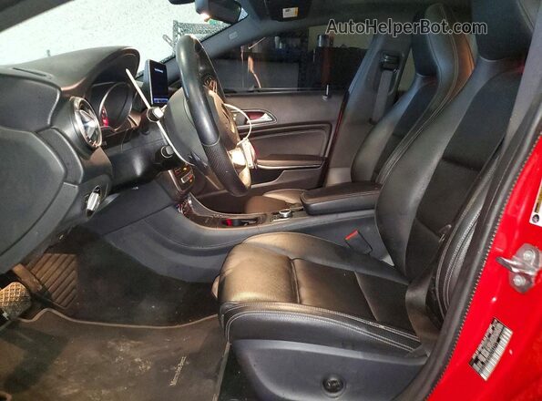 WDDSJ4EB3KN766713 2019 MERCEDES-BENZ CLA-CLASS Red Вид салону спереду
