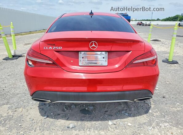 WDDSJ4EB3KN766713 2019 MERCEDES-BENZ CLA-CLASS Red Вид ззаду