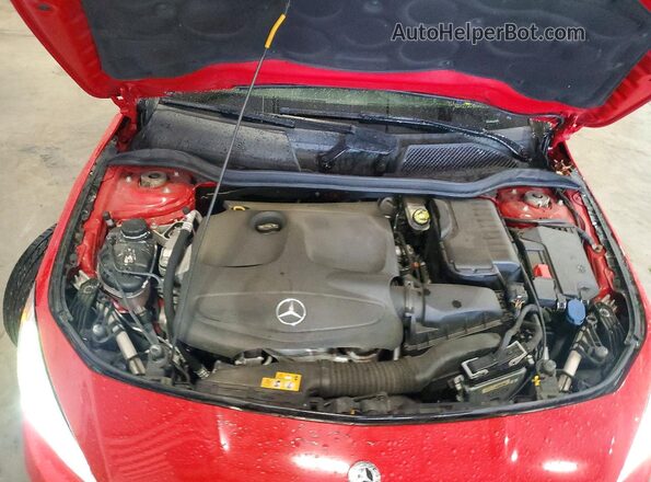 WDDSJ4EB3KN766713 2019 MERCEDES-BENZ CLA-CLASS Red Вид задньої частини салону