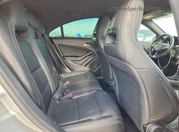 WDDSJ4EB4HN435731 2017 MERCEDES-BENZ CLA-CLASS Silver Rear seats view