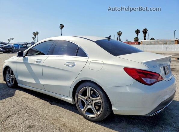 WDDSJ4EB4JN619637 2018 MERCEDES-BENZ CLA-CLASS White Задня ліва чверть