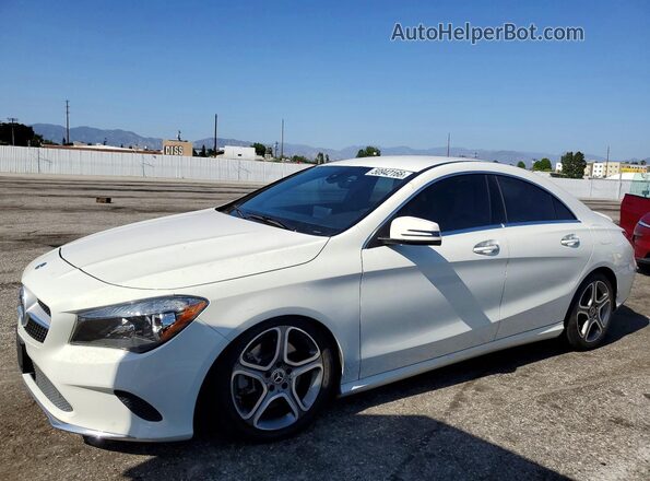 WDDSJ4EB4JN619637 2018 MERCEDES-BENZ CLA-CLASS White Передня ліва чверть