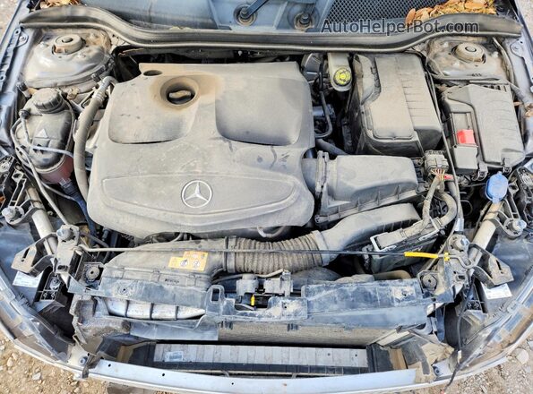 WDDSJ4EB6JN573938 2018 MERCEDES-BENZ CLA-CLASS Серый Вид задней части салона