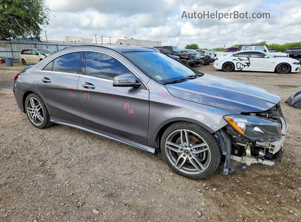 WDDSJ4EB6JN573938 2018 MERCEDES-BENZ CLA-CLASS Серый Передняя правая четверть