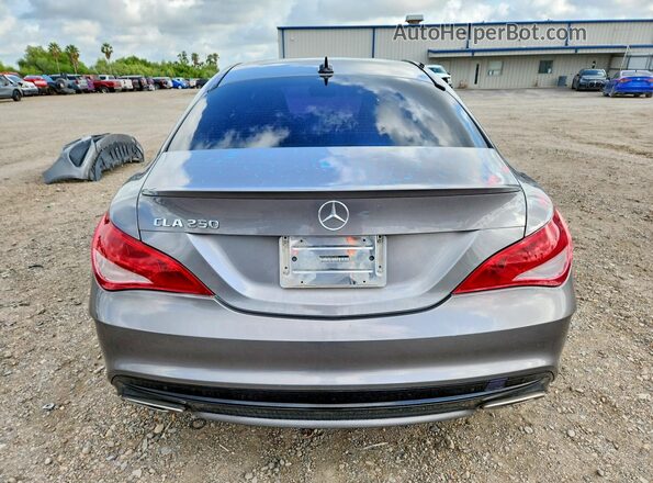 WDDSJ4EB6JN573938 2018 MERCEDES-BENZ CLA-CLASS Серый Вид сзади