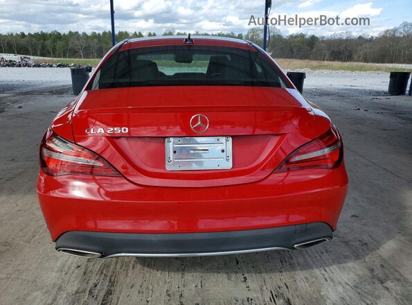 WDDSJ4EB7KN744777 2019 MERCEDES-BENZ CLA-CLASS Red Rear view
