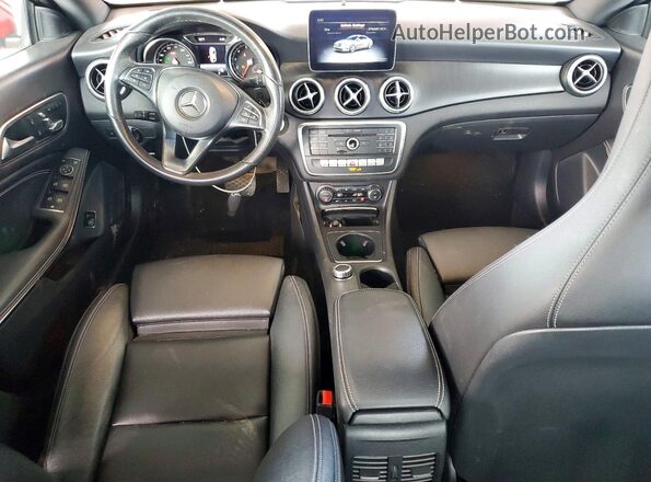 WDDSJ4EB7KN744777 2019 MERCEDES-BENZ CLA-CLASS Red Dashboard view