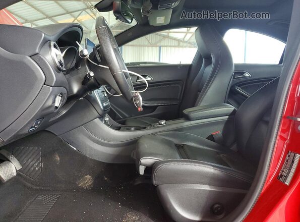 WDDSJ4EB7KN744777 2019 MERCEDES-BENZ CLA-CLASS Red Front interior view