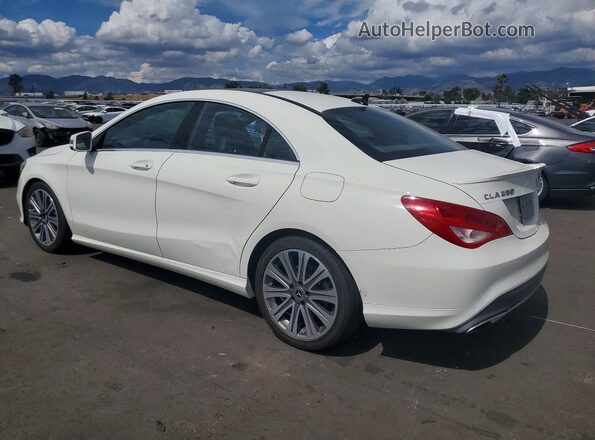 WDDSJ4EB8JN581796 2018 MERCEDES-BENZ CLA-CLASS Белый Задняя левая четверть