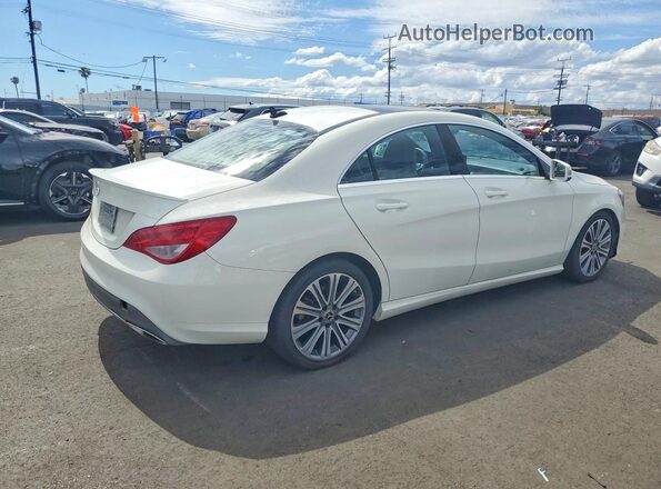 WDDSJ4EB8JN581796 2018 MERCEDES-BENZ CLA-CLASS Белый Задняя правая четверть