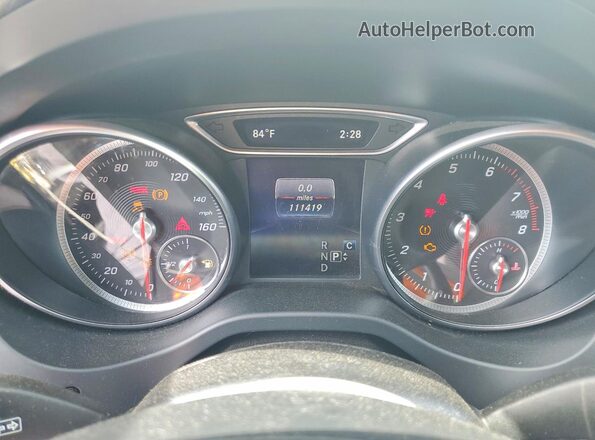 WDDSJ4EB8JN581796 2018 MERCEDES-BENZ CLA-CLASS Белый Вид щитка приборов