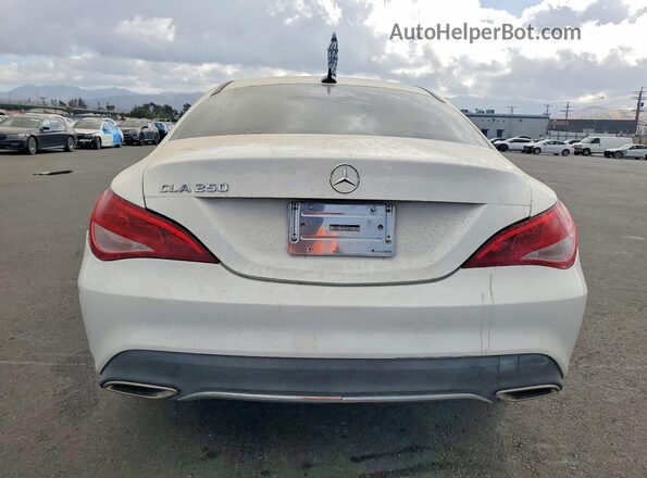 WDDSJ4EB8KN705809 2019 MERCEDES-BENZ CLA-CLASS White უკანა ხედი