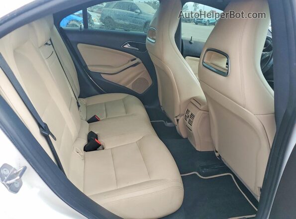 WDDSJ4EB8KN705809 2019 MERCEDES-BENZ CLA-CLASS White უკანა სავარძლების ხედი