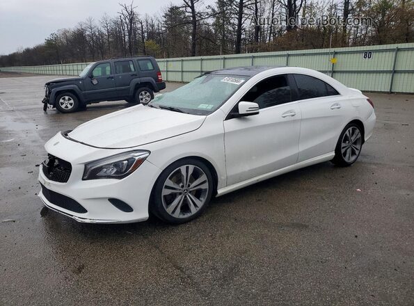 WDDSJ4EB8KN744819 2019 MERCEDES-BENZ CLA-CLASS White Przód lewy