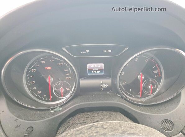 WDDSJ4EB8KN744819 2019 MERCEDES-BENZ CLA-CLASS White Widok zestawu wskaźników