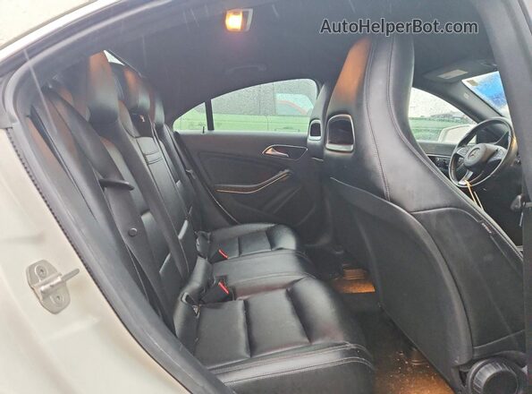 WDDSJ4EB9GN327006 2016 MERCEDES-BENZ CLA-CLASS White Rear seats view