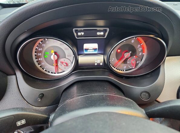 WDDSJ4EB9GN327006 2016 MERCEDES-BENZ CLA-CLASS White Instrument cluster view