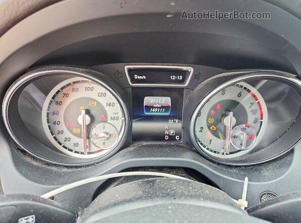 WDDSJ4EB9GN335946 2016 MERCEDES-BENZ CLA-CLASS Black Вид щитка приладів