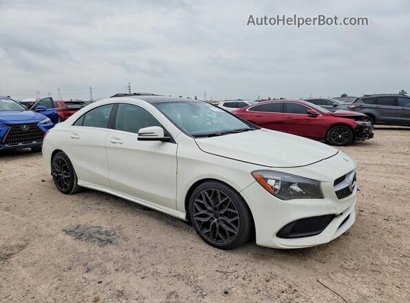 WDDSJ4EB9JN530498 2018 MERCEDES-BENZ CLA-CLASS White Передня права чверть