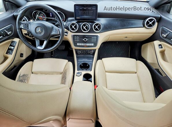 WDDSJ4EB9JN530498 2018 MERCEDES-BENZ CLA-CLASS White Вид панелі приладів
