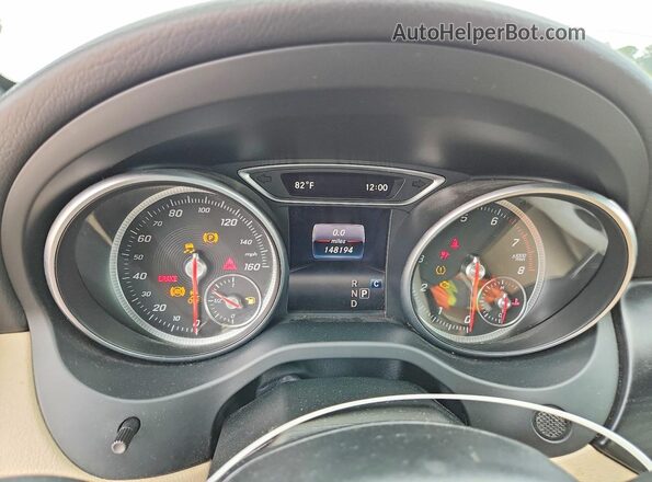 WDDSJ4EB9JN530498 2018 MERCEDES-BENZ CLA-CLASS White Вид щитка приладів