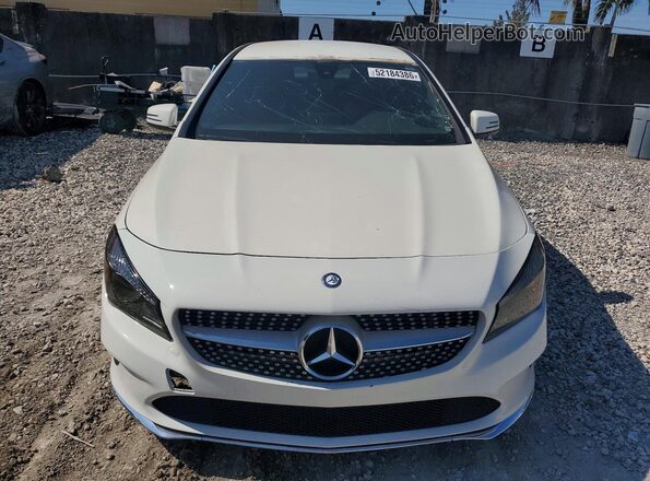 WDDSJ4EB9JN571200 2018 MERCEDES-BENZ CLA-CLASS White Widok z przodu