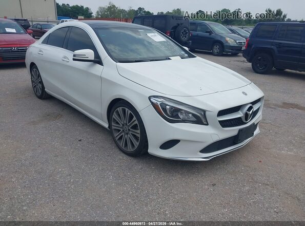 WDDSJ4EB9JN655453 2018 MERCEDES-BENZ CLA 250 White Front right