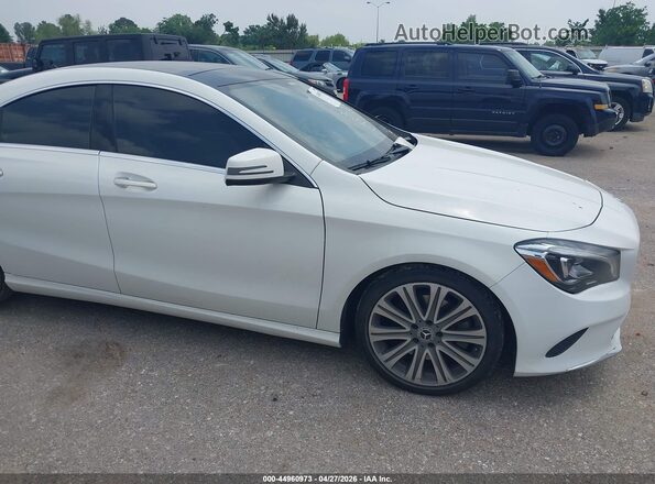 WDDSJ4EB9JN655453 2018 MERCEDES-BENZ CLA 250 White 