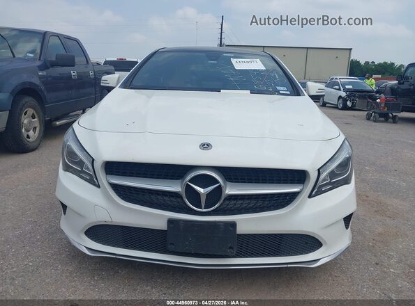 WDDSJ4EB9JN655453 2018 MERCEDES-BENZ CLA 250 White Instrument cluster view