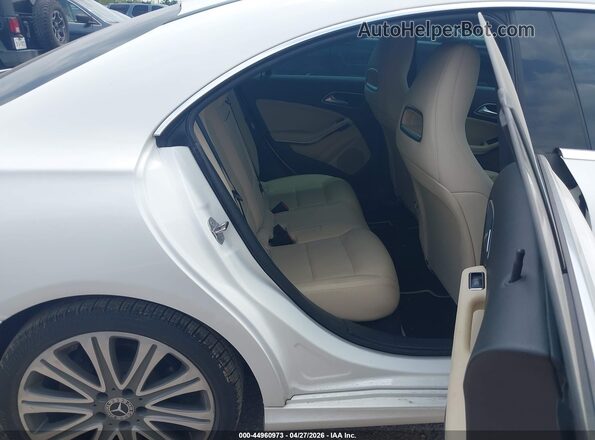 WDDSJ4EB9JN655453 2018 MERCEDES-BENZ CLA 250 White VIN sticker view