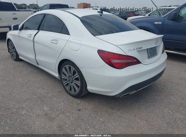 WDDSJ4EB9JN655453 2018 MERCEDES-BENZ CLA 250 White Rear left