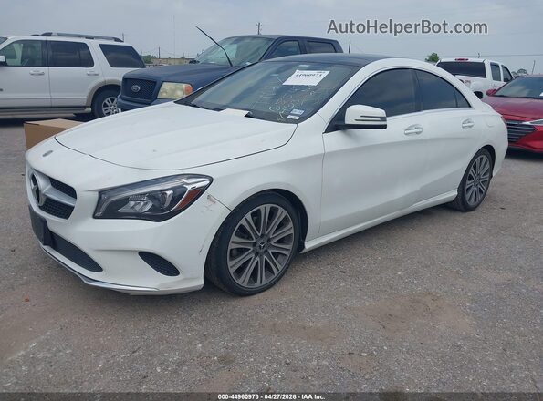 WDDSJ4EB9JN655453 2018 MERCEDES-BENZ CLA 250 White Front left