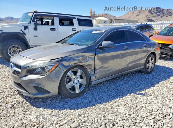 WDDSJ4EBXGN379986 2016 MERCEDES-BENZ CLA-CLASS Gray Front left
