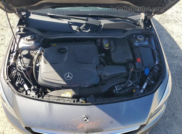 WDDSJ4GB6KN760689 2019 MERCEDES-BENZ CLA-CLASS Серый Вид задней части салона