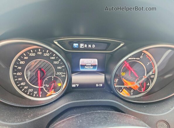 WDDSJ5CB5JN525775 2018 MERCEDES-BENZ CLA-CLASS Черный Вид щитка приборов