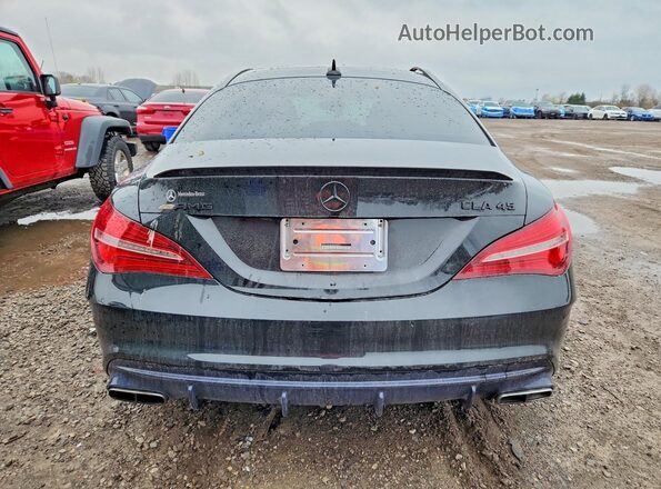 WDDSJ5CB6JN524876 2018 MERCEDES-BENZ CLA-CLASS Black Вид ззаду