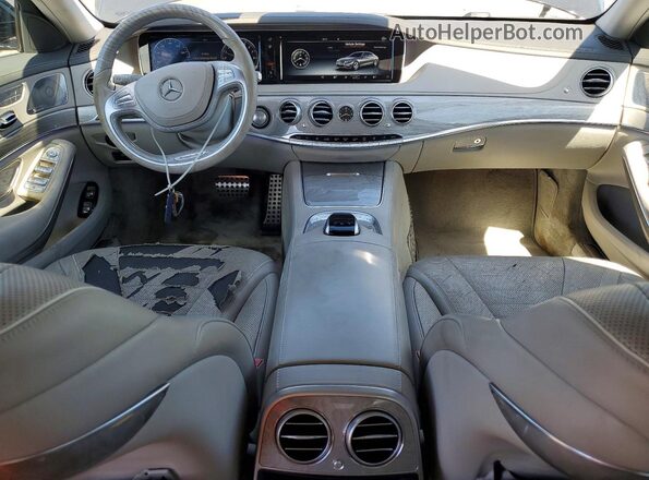WDDUG6DB6GA253720 2016 MERCEDES-BENZ S Charcoal Вид панелі приладів