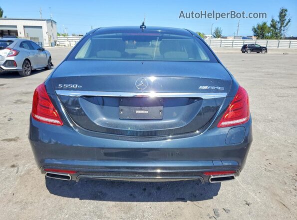 WDDUG6DB6GA253720 2016 MERCEDES-BENZ S Charcoal Вид ззаду