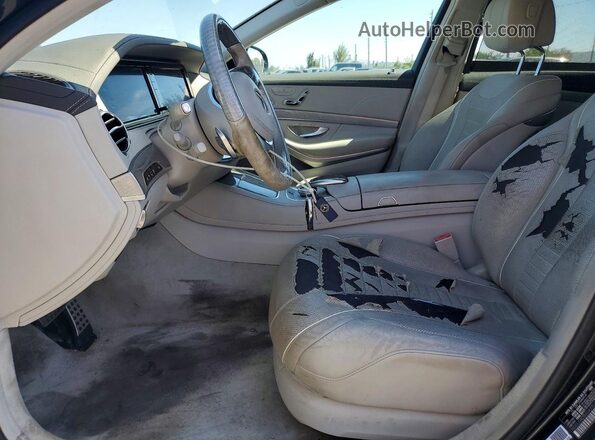 WDDUG6DB6GA253720 2016 MERCEDES-BENZ S Charcoal Вид салону спереду