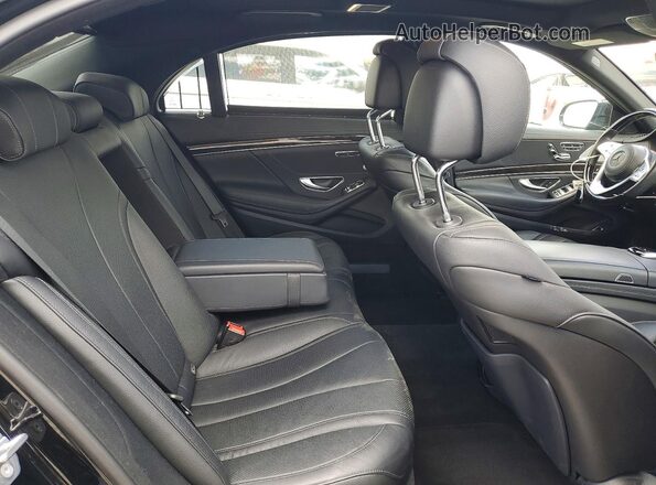 WDDUG6EB8KA481984 2019 MERCEDES-BENZ S Черный Вид задних сидений